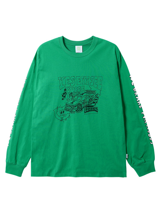 Y.E.S Racer L/S Green