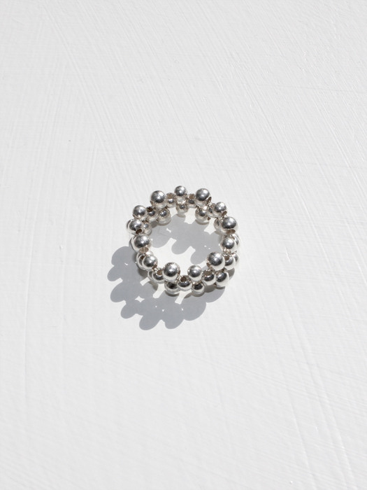 silver ball ring