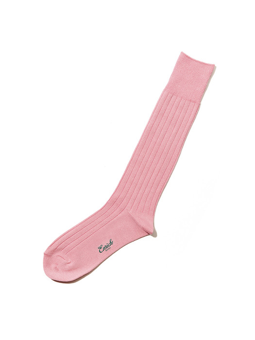 [Over the Calf] Premium Bamboo Socks - Pink