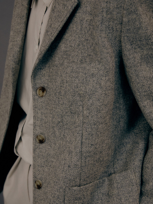 Martin wool jacket (Gray mel)