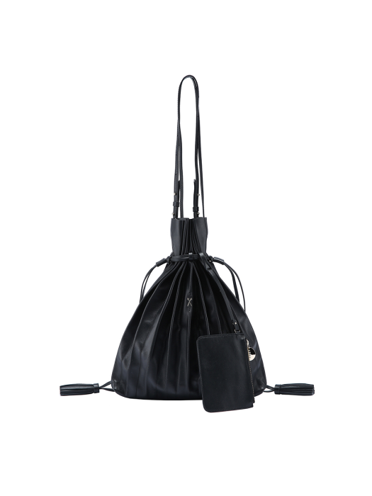 Lucky Pleats Shopper Rich Black