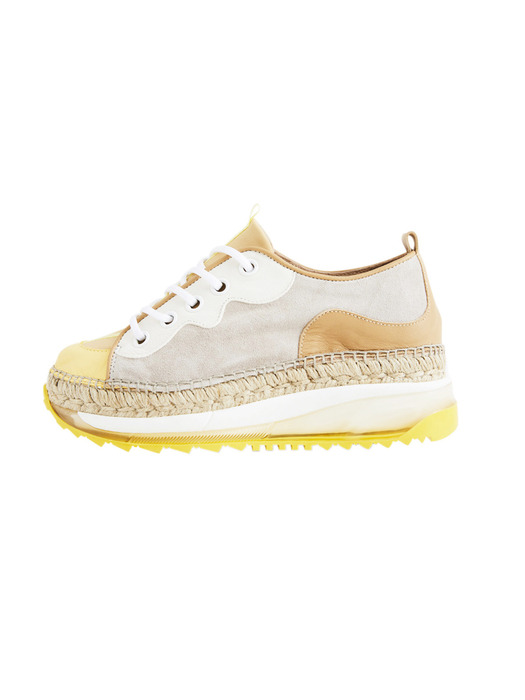 PLATFORM ESPADRILLE SNEAKERS_YELLOW