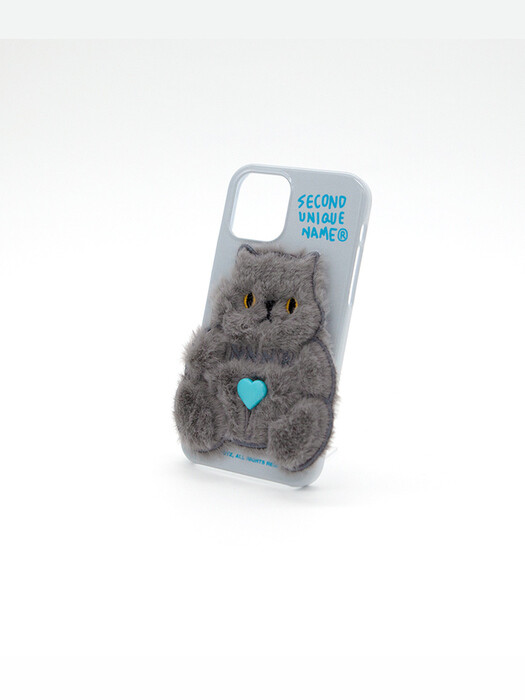 SUN CASE PATCH FUR CAT LIGHT GRAY