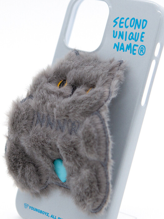 SUN CASE PATCH FUR CAT LIGHT GRAY