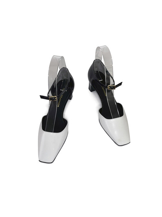 Joo strap heel (white)