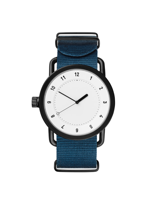 [공식수입정품]10110123 No.1 White / Blue Nylon Wristband (40) 쿼츠 남성 나토 시계