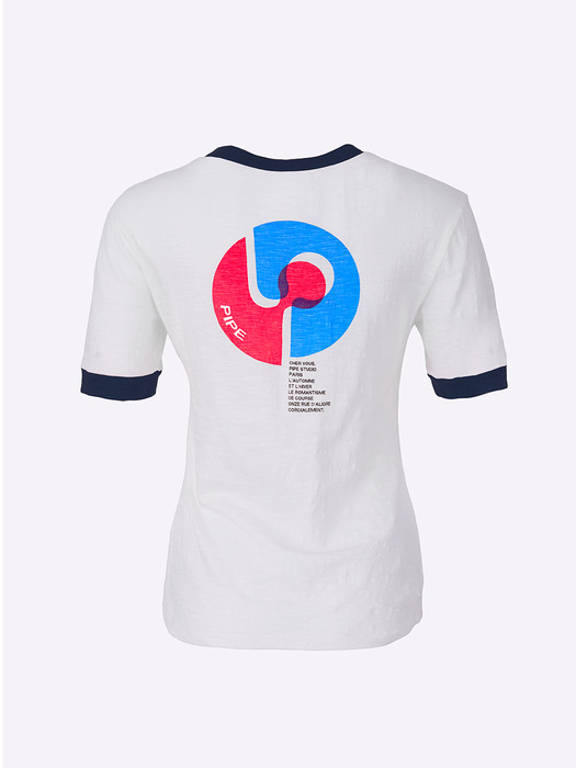 PIPE Graphic T-shirt(Navy)