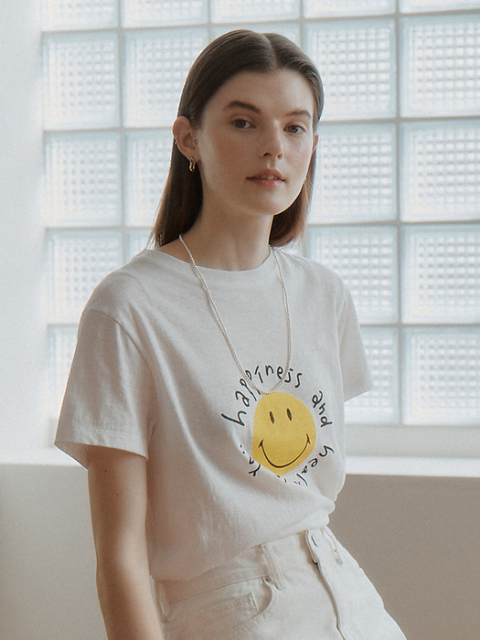 Smiley® Happiness T-Shirts_White