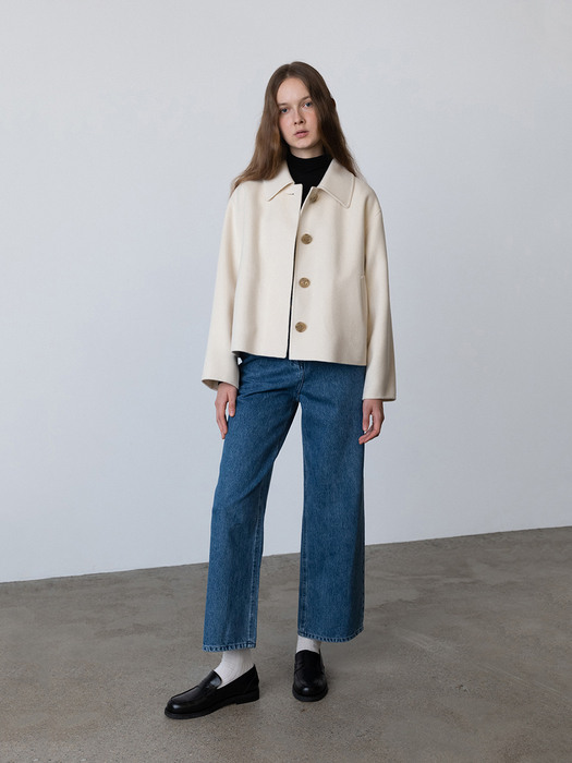 Cashmere Handmade Cropped Coat (4colors)