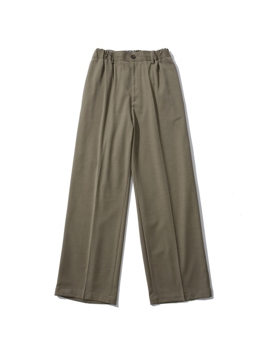 RIPLEY WOOL BLENDED WIDE PANTS (SAND)