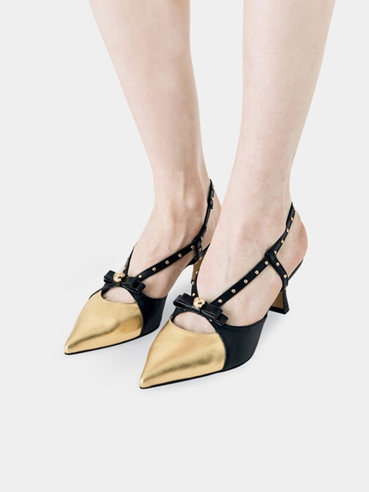 Zuri Sling-backs / gold