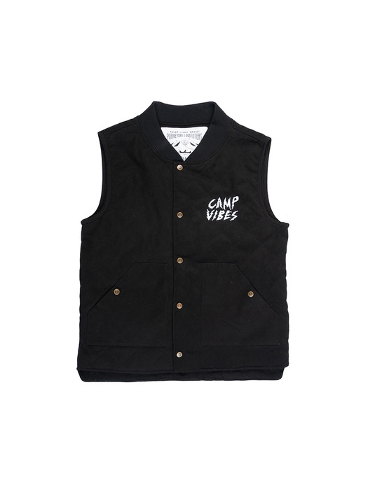 [폴러스터프] DUSTY VEST BLACK