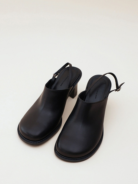 Balloon Sling Back Black