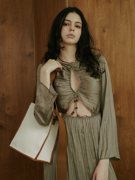 Square City Bag _ Tiramisu Brown