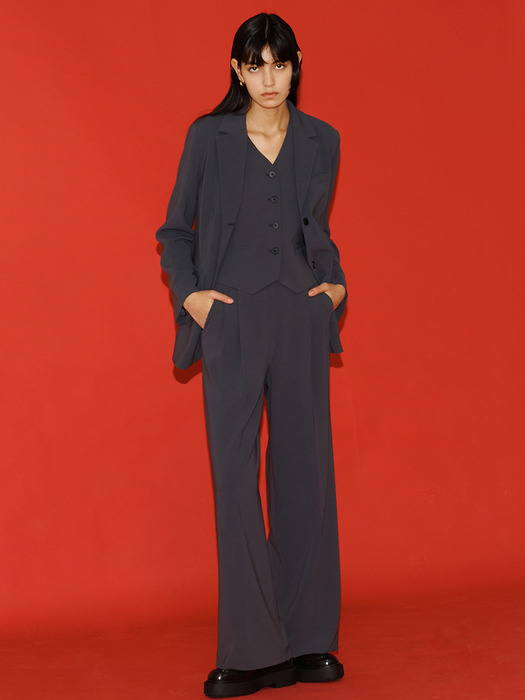 [Drama Signature] Wide-leg Trousers_2color