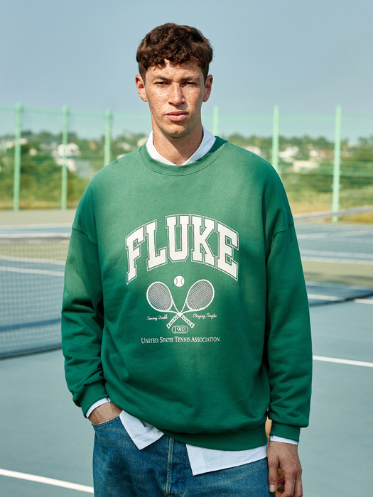 플루크 듀얼그립 테니스 맨투맨 티셔츠 FMT3063 / 4color
