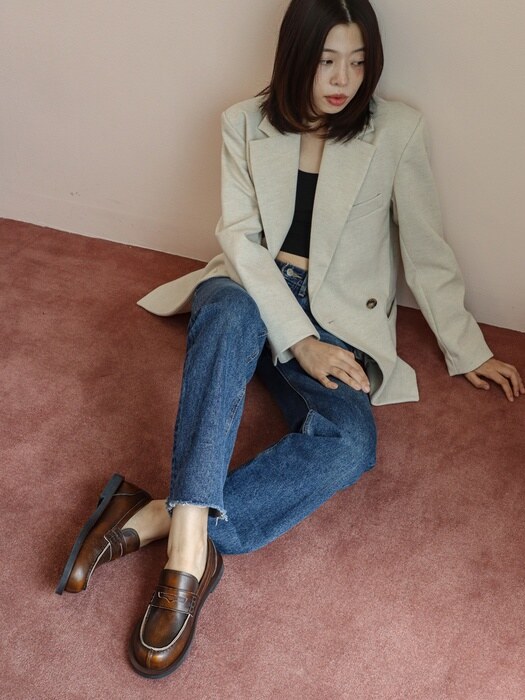 [단독]VINTAGE LOAFER_22540(2COLORS)