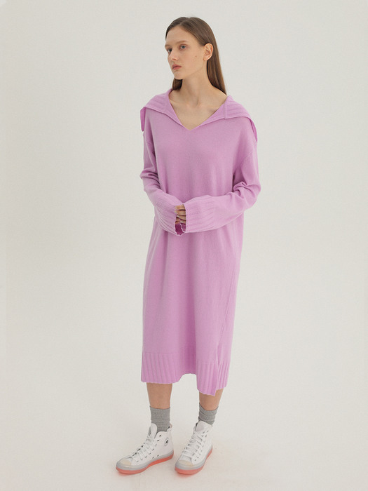 Marine Midi Dress Pink