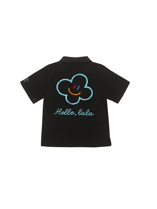 Hello LaLa Terry T-shirts(헬로 라라 테리 티셔츠) [Black]