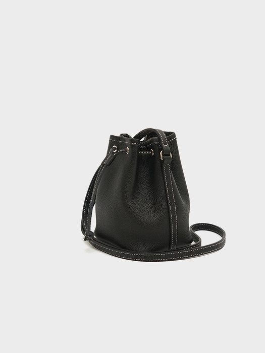 mini bucket bag / black