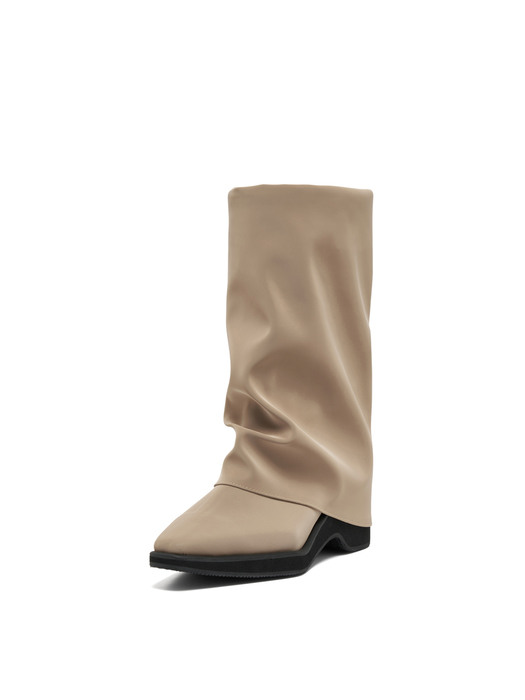 Hill Leg Warmer middle Boots beige