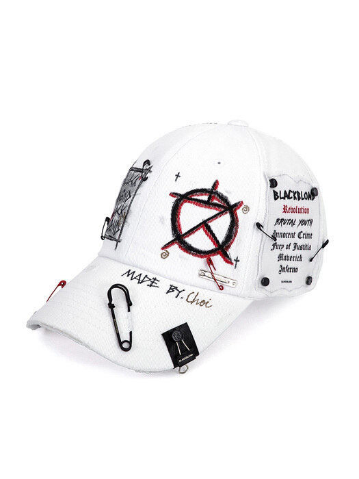 BBD Cyclops Custom Plate Logo Cap (White)