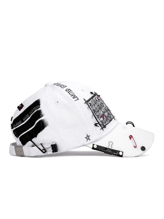 BBD Cyclops Custom Plate Logo Cap (White)