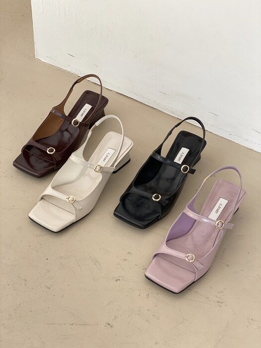 angel two buckle sandal lilac