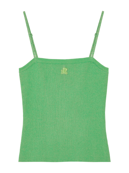 RIBBED TEXTURE KNIT TOP - GREEN