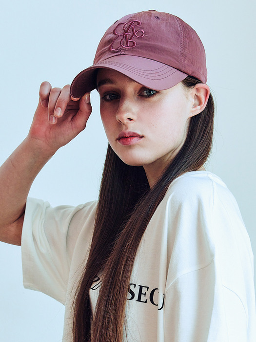 RECLOW RWL REC NYLON BALL CAP [BURGUNDY]