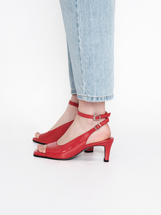 Kaia Sandals / Red 