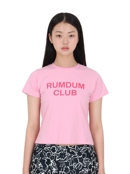 RUMDUM CLUB T-SHIRT, PINK