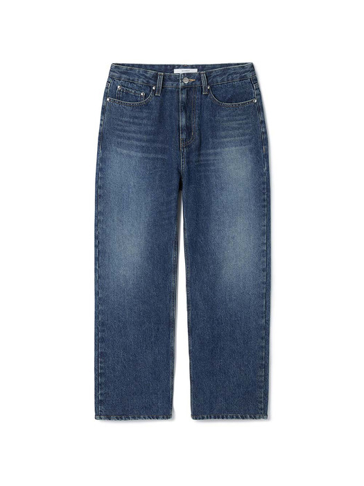 For men, Classic Straight Denim Pants / Dark Wash