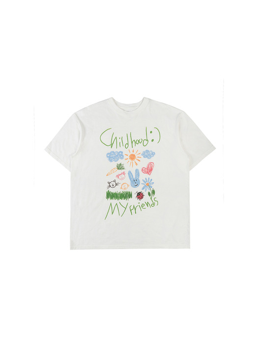 Tシャツ・カットソー AEAE CHILDHOOD FLASHBACK TSHIRTS VER.2 에이이에이이]CHILDHOOD FLASHBACK T-SHIRTS - [VER.2]