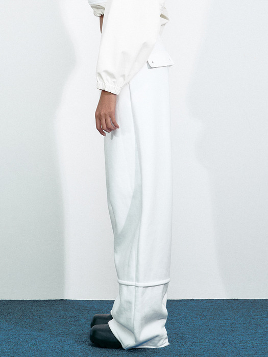 Astonish Jersey Pants (White)