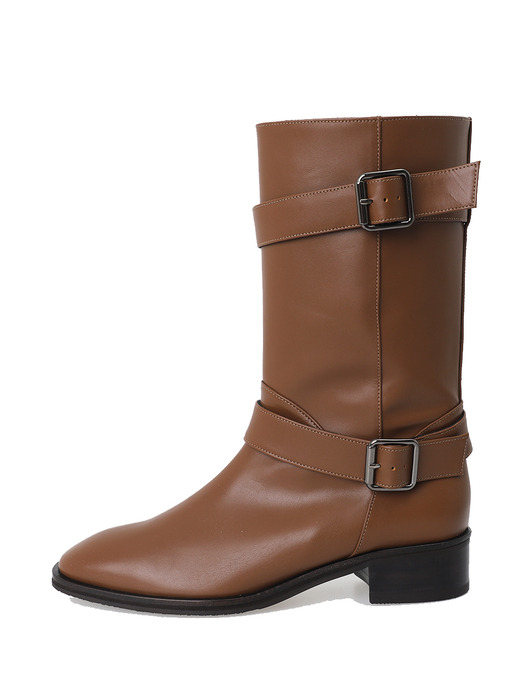 twobuckle middleboots brown