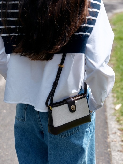 town bag (mini-cross) - brown