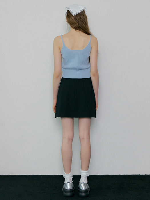 182 melting sleeveless knit (light blue)