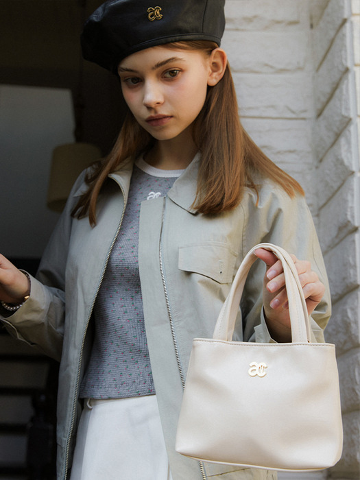 ANC LOGO TINY TOTE BAG_IVORY