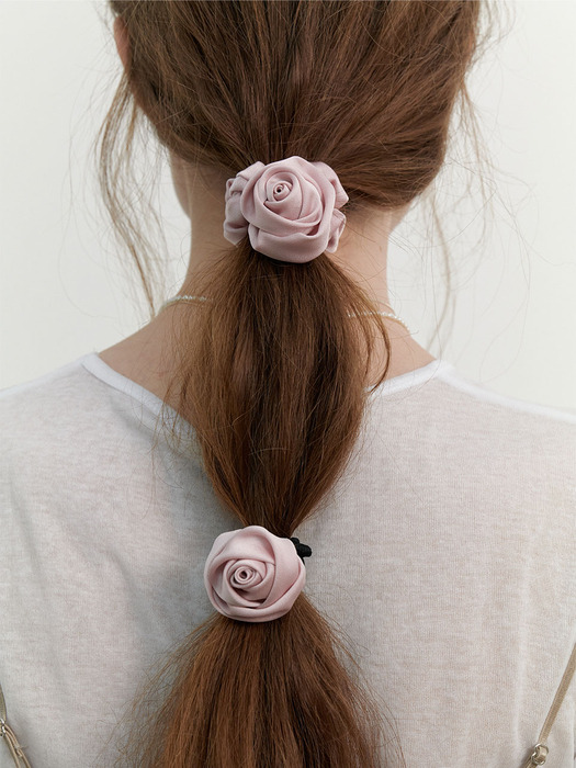 Satin Rose Scrunchy (L241MHA080)