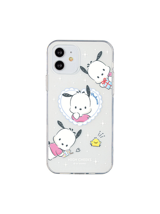 Pochacco Heart Clear Case_HC2433CP002O