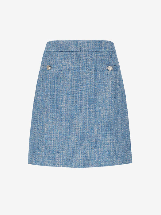 Tweed Skirt_BLUE (SA3SRN1_43)