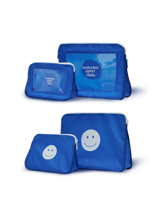 travel pouch set - blue