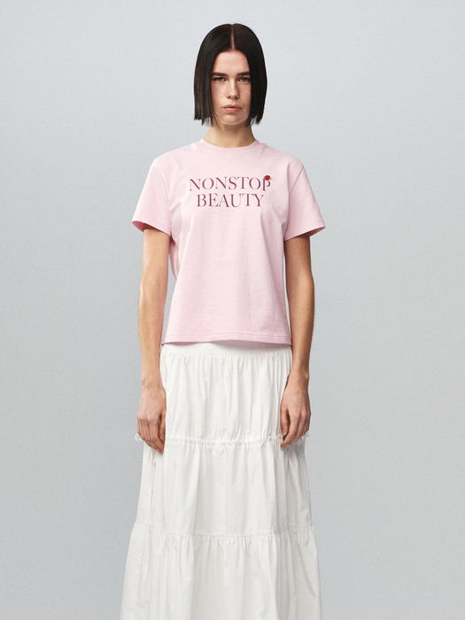 NONSTOP BEAUTY T-Shirt Pink