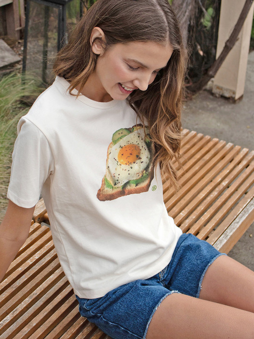 TOAST T-Shirts(토스트)_CREAM