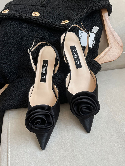 Etoile flat shoes black