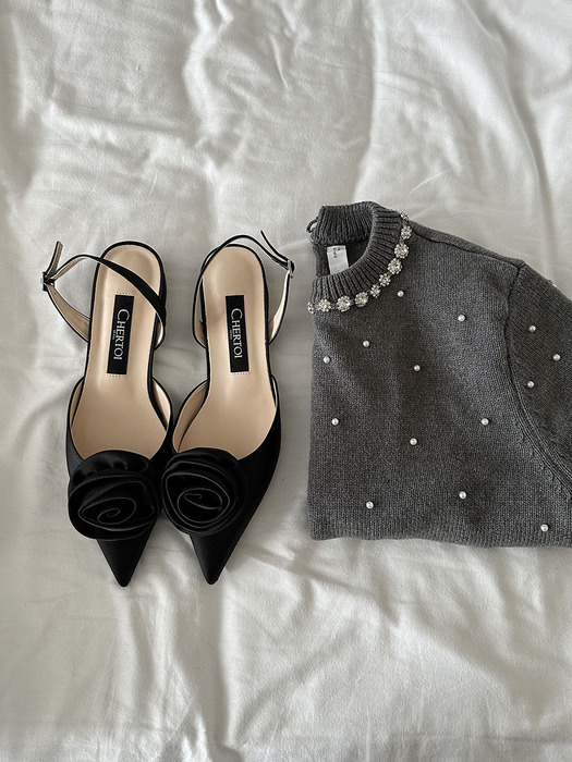 Etoile flat shoes black