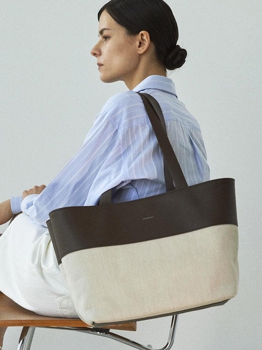 DIV SHOPPER BAG L -  Canvas Combi_2 COLORS