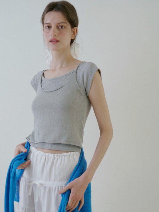 Ballet Both Sides Knit Sleeveless