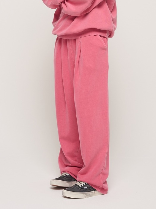 IN PIGMENT TRAINING WIDE STRAIGHT PANTS (PINK)